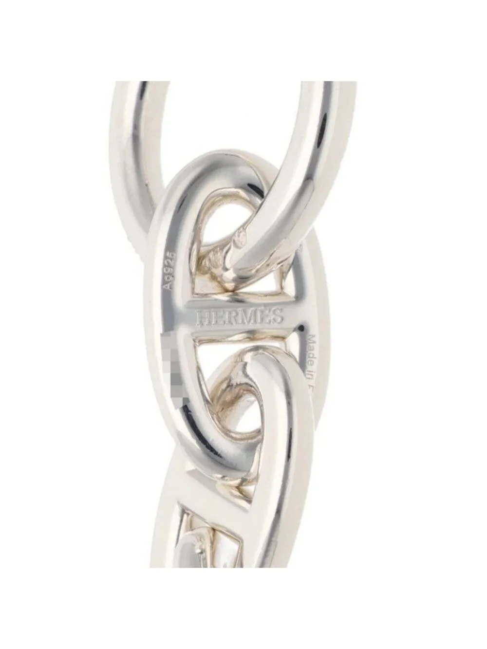 Hermes Chaine D'ancre Silver Choker Necklace GM